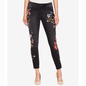 Embroidered Perfect Skinny Jeans